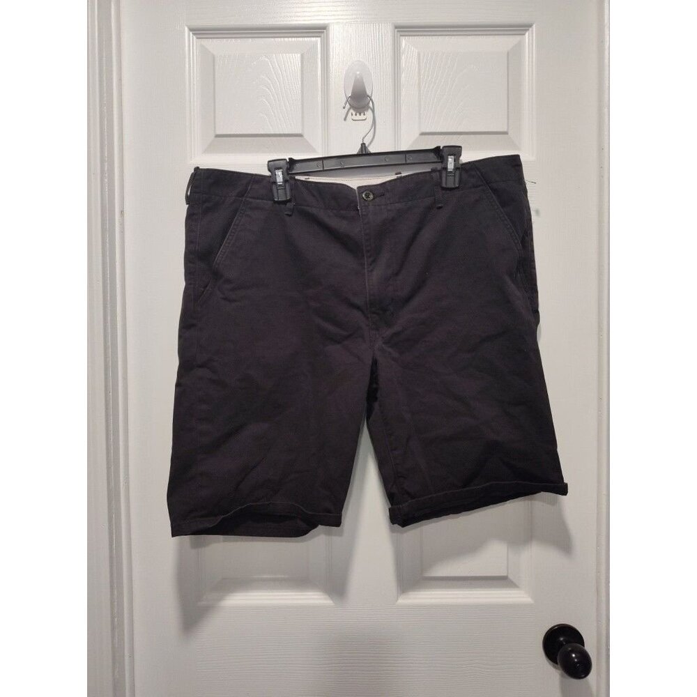 Levis Strauss Men Shorts 40 Black 100% Cotton Chino Casual‎ Outdoor CW-3013
